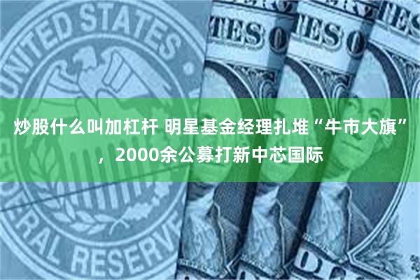 炒股什么叫加杠杆 明星基金经理扎堆“牛市大旗”，2000余公募打新中芯国际