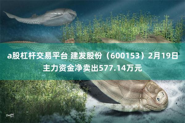 a股杠杆交易平台 建发股份（600153）2月19日主力资金净卖出577.14万元